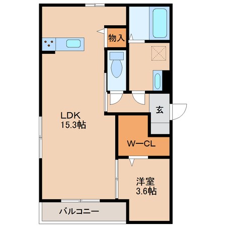 大分駅 徒歩13分 1階の物件間取画像